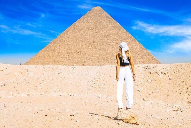 Giza pyramids+Sphinx+The Egyptian Museum - The Papyrus Institute and Lunch Break