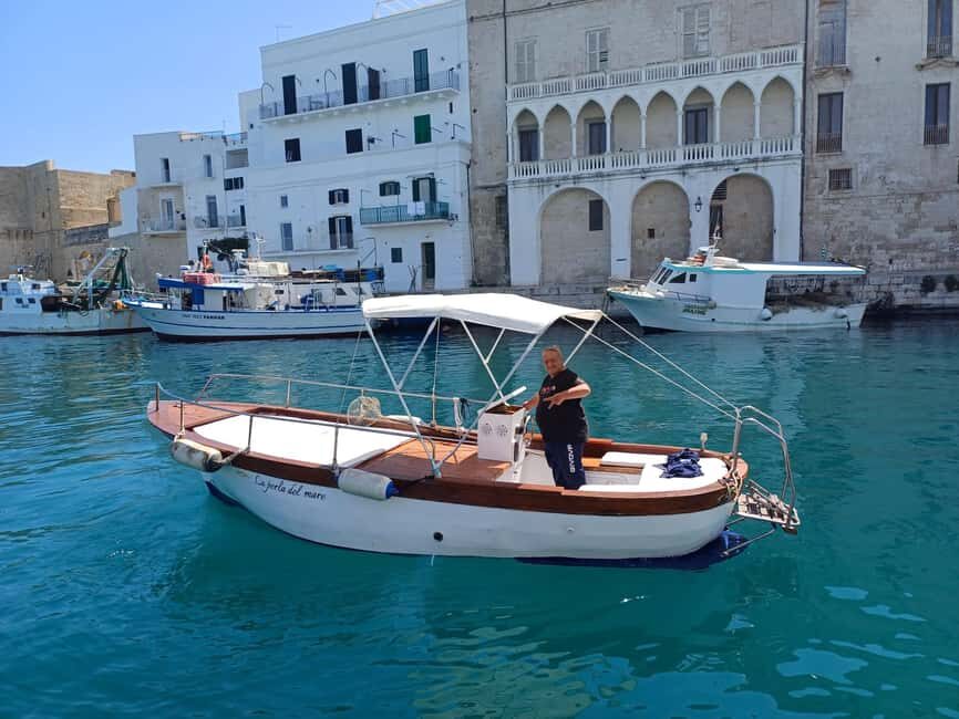 Gozzo tour along the coast of Monopoli - What’s Included and What to Bring