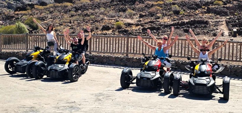 Gran Canaria: 3-WHEEL RYKER 2,5 HR TOUR -FREE PICKUP&DROPOFF - An In-Depth Look at the Itinerary