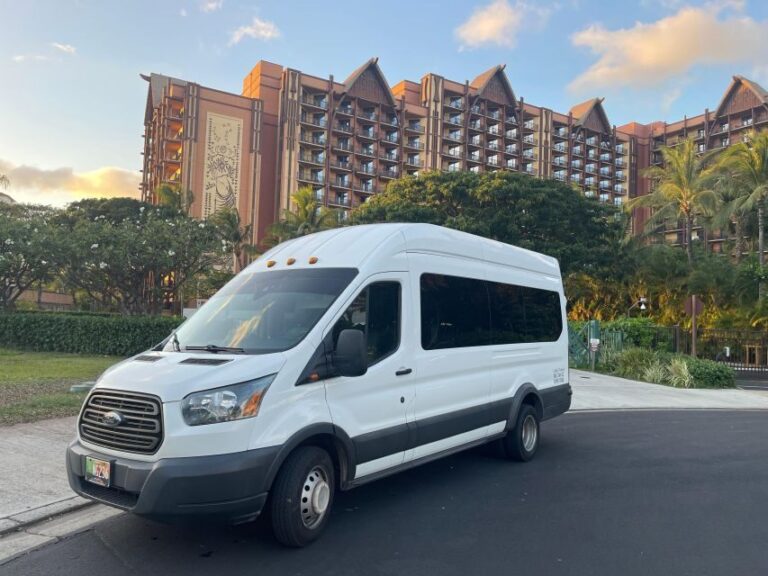 Group Transportation betwen Airport & Waikiki(up to 40 PPL) - How the Service Works