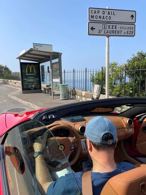 Guided Ferrari Tour: Monaco & Èze from Villefranche sur mer - The Prestige of the Vehicle and the Guide