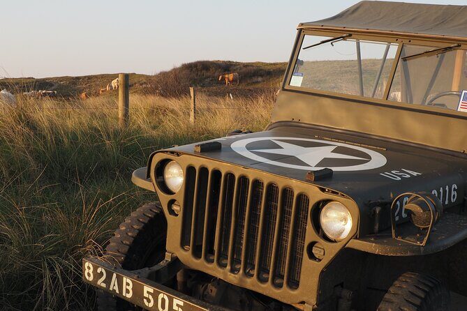 Guided tour from Utah Beach to Omaha Beach with Jeep immersion - Pick-up and Meeting Point in Bayeux
