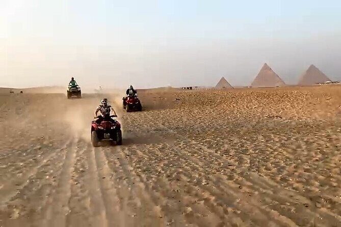 Half Day Tour Giza Pyramids, Sphinx with Sunset Quad Bike (ATV) - Authentic Experiences According to Reviewers