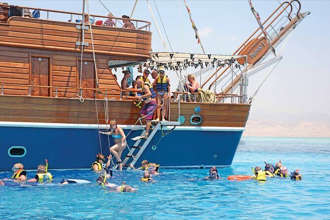 Hurghada Pirates sailing boat to Orange bay & Buffet Lunch - A Closer Look at the Pirate-Style Vessel