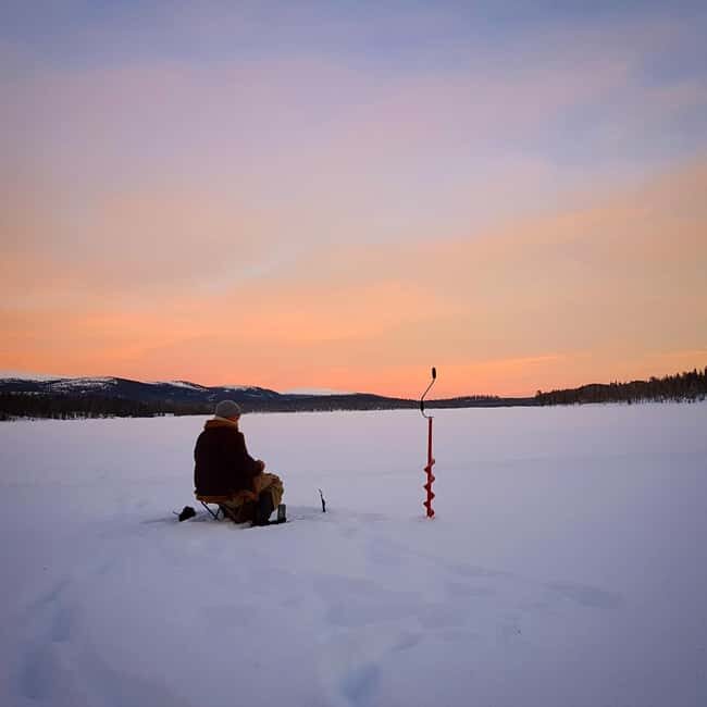 Ice-Fishing by Foot on Lake Ylläsjärvi - Pricing and Value