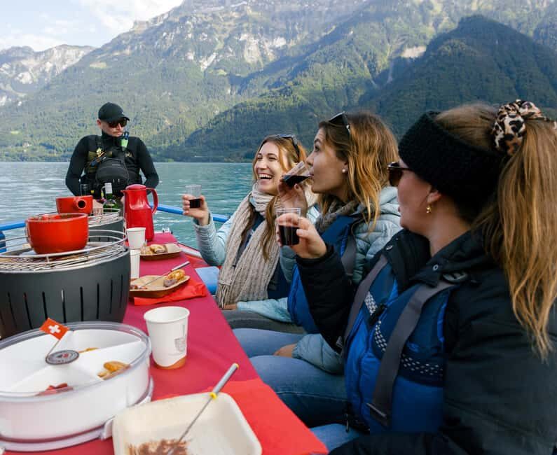 Interlaken: Chocolate Fondue Float - An Authentic Swiss Adventure on Lake Brienz