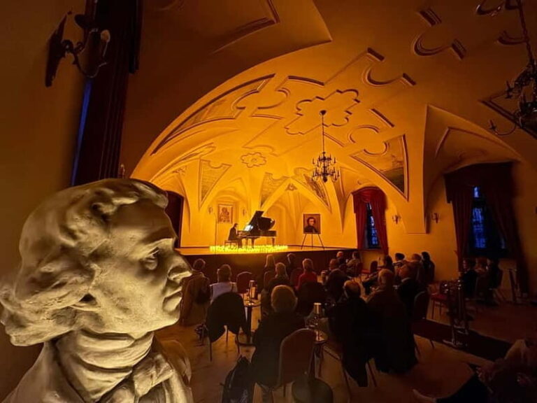 Krakow: Piano Trio Chopin & Friends Concert VIP with Wine - The Bonus of VIP Seating & Wine