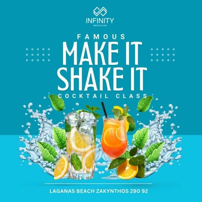 Laganas: Infinity Beach Club 'Make it Shake' Cocktail Class - Detailed Breakdown of the Experience