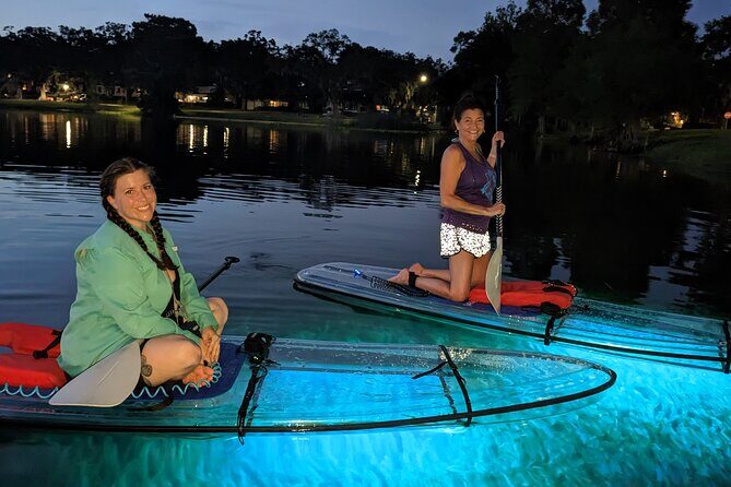 LED Glow in the Dark Clear Kayak or Clear Paddleboard in Paradise - Why This Tour Works