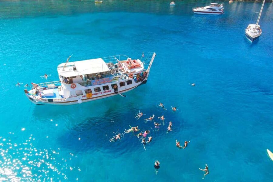 Lindos Day Cruise with Swim Stops from Faliraki & Kalithea - The Itinerary: What You Can Expect