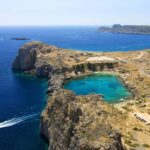 Lindos evening from Kalithea, Faliraki, Afandou, or Kolymbia - Free time to explore Lindos