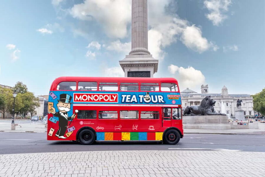 London: MONOPOLY Afternoon Tea Tour Bus - The Route and Landmarks