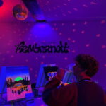 London: Paint and Sip in the Dark with Bottomless Drinks - The Drinks and Vibe