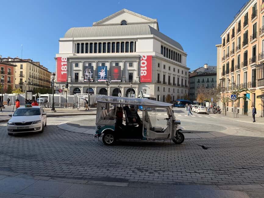 Madrid Tuk Tuk Highlights tour - What You Get and What You Don’t
