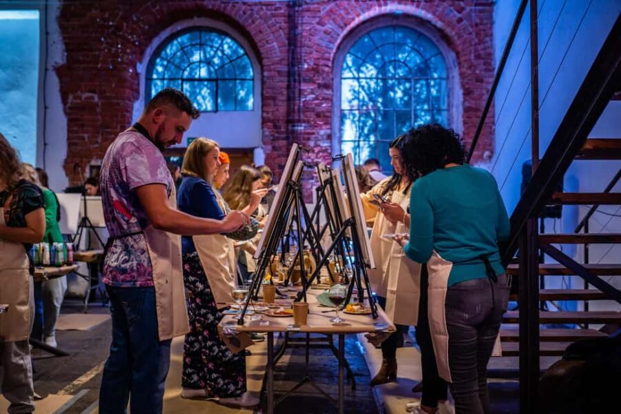 Neon Paint - Painting and Wine in the Dark in Krakow - What Is Neon Paint in Krakow?