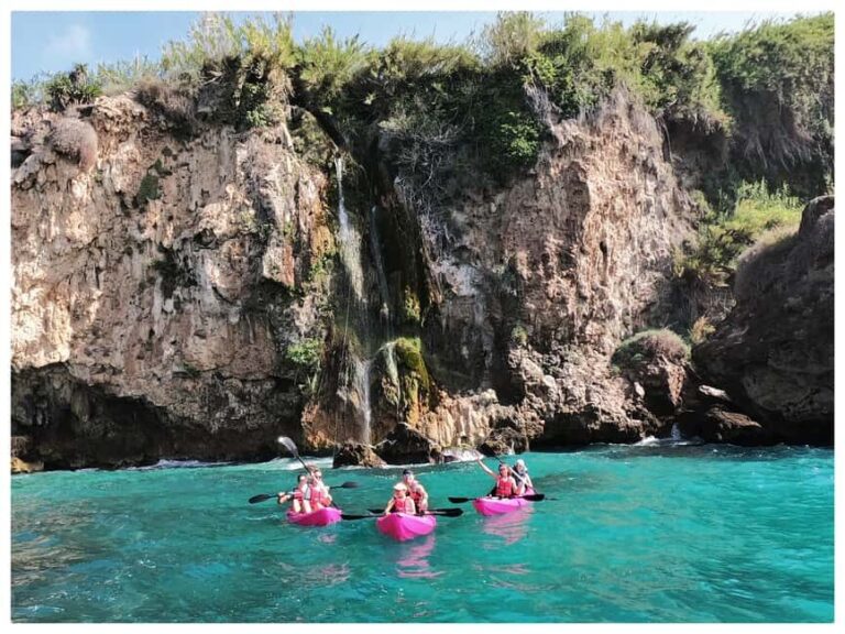 Nerja: Guided Kayak Tour on the Cliffs of Maro-Cerro Gordo - Itinerary Breakdown