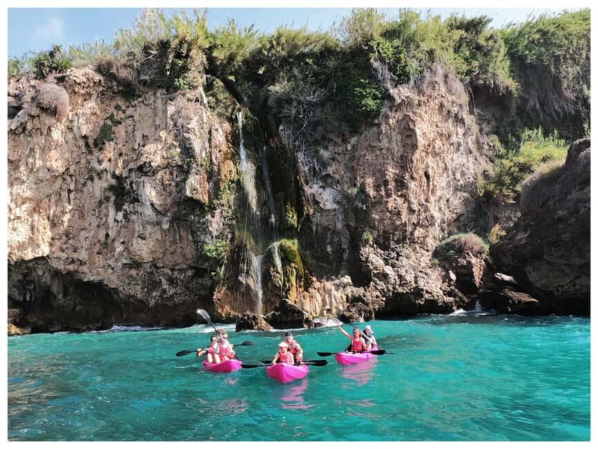 Nerja: Guided Kayak Tour on the Cliffs of Maro-Cerro Gordo - Itinerary Breakdown