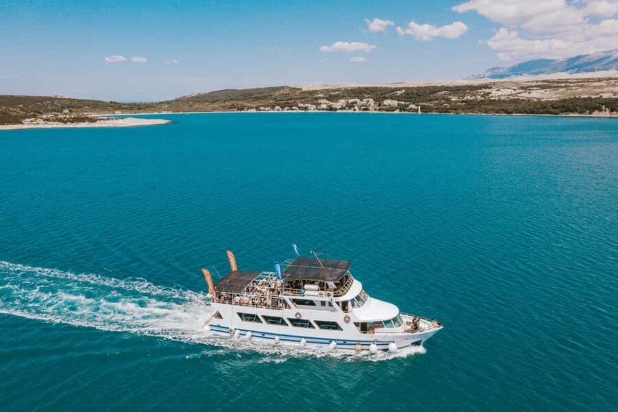 Novalja: Zre Beach Party Boat FESTINI with Unlimited Drinks - The Itinerary: What to Expect