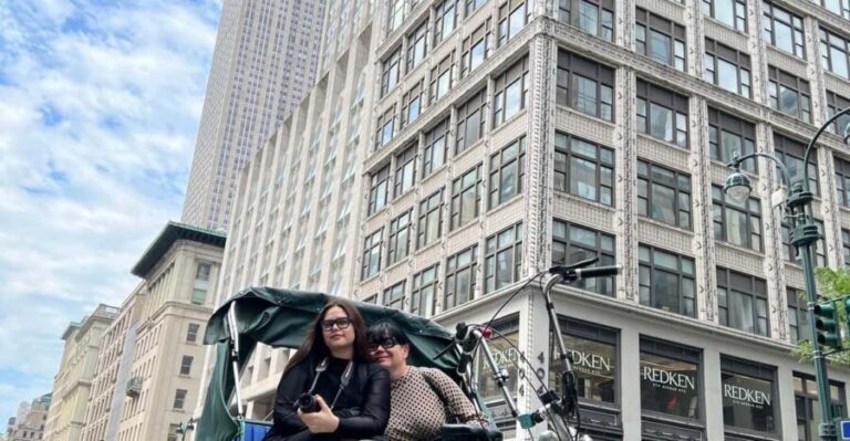 NYC: Midtown Manhattan Pedicab Tour - What’s Included and What’s Not