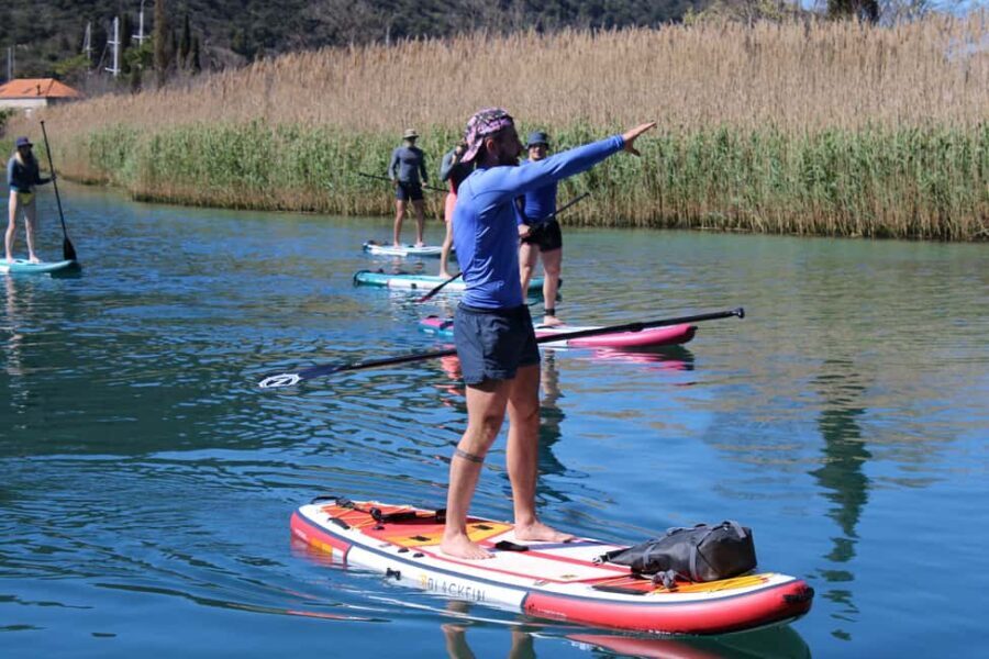 Ombla River Paddleboarding Tour in Dubrovnik with Snacks - The Start: Paddleboarding in Peaceful Waters
