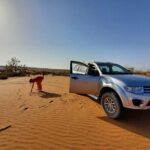 One day tour to small Sahara and massa - Visiting the Barrage Youssef Ben Tachfine