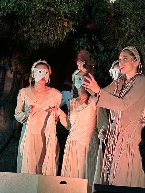 Open-Air Theatre Performance SIX WOMEN in Greek Tragedy - The Performance: A Modern Take on Timeless Tragedy