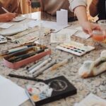 Painting Workshop from Pigments to Postcards - The Guided Approach and Support