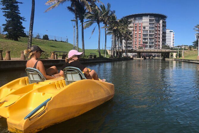 Pedal Boat Rides on Durban Point Waterfront Canals - The Guide and Staff Experience