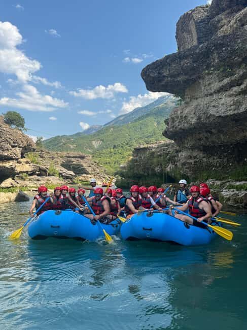 Permet: Rafting Tour with Cliff Jumping and Thermal Baths - Transportation and Logistics