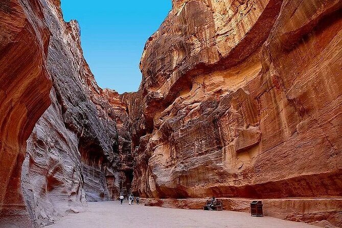 Petra The Rose City Adventure from Sharm El Sheikh - Entering Petra: The Siq and the Treasury