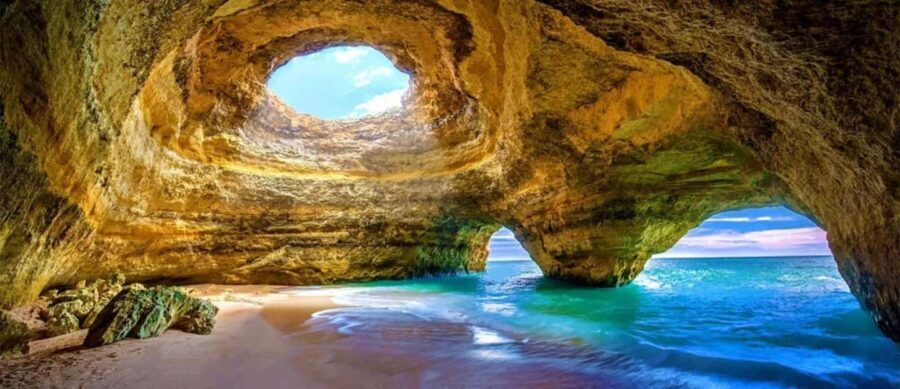 Portimão: Benagil Full Caves Tour with Meal at Allgarbe - The Food Experience at Allgarbe