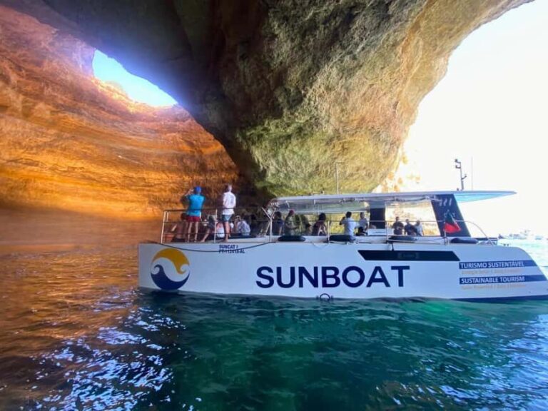 Portimao: SUNSET Benagil Caves Tour | Eco Catamaran - The Experience: What to Expect from Start to Finish