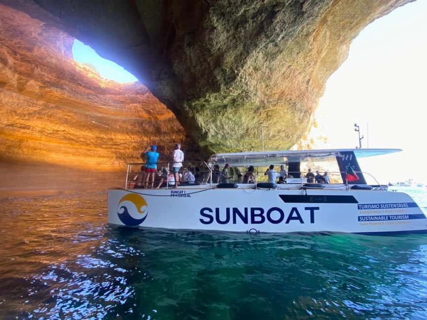 Portimao: SUNSET Benagil Caves Tour | Eco Catamaran - The Experience: What to Expect from Start to Finish