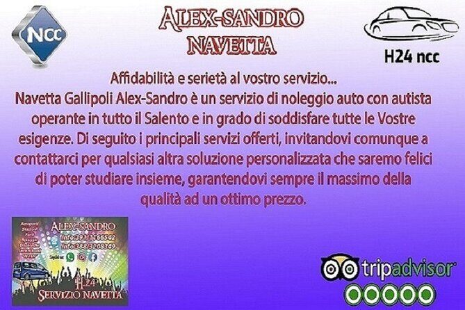 Private car rental with driver in Salento - Who Should Consider This Service?