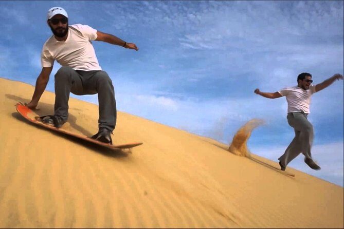 Private Desert Sandboarding Camel riding tour - Sandboarding: An Unexpected Joy
