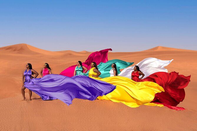 Private Flying Dress Photography in Dubai with Private Transfers - What Travelers Are Saying