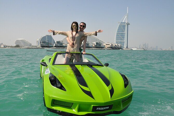 Private Tour Dubai in Jet Car 60min: Burj Al Arab to Atlantis - The Experience: Thrilling, Safe, and Photo-Friendly