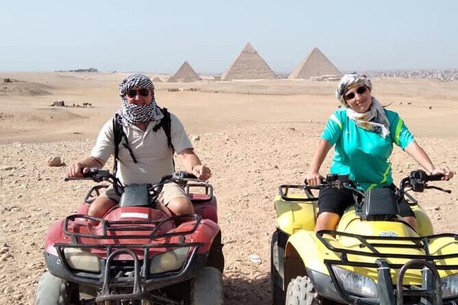 Quad bike around Giza Pyramids around Giza pyramids - An Overview of the Giza Pyramids Quad Bike Tour