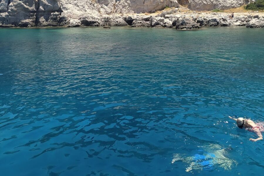 Rhodes Town: Anthony Quinn, Kalithea & Afandou Boat Cruise - The Experience and Crew