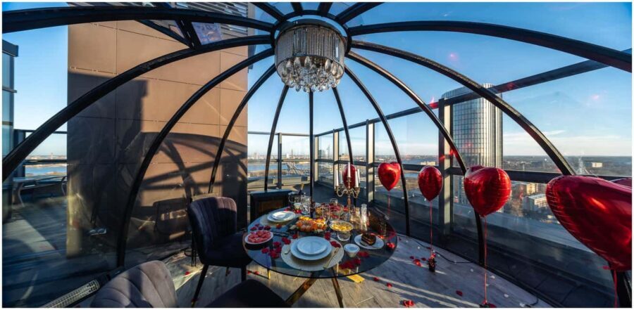 Riga: 23rd Floor Igloo Dome Rental - What to Expect During Your Visit