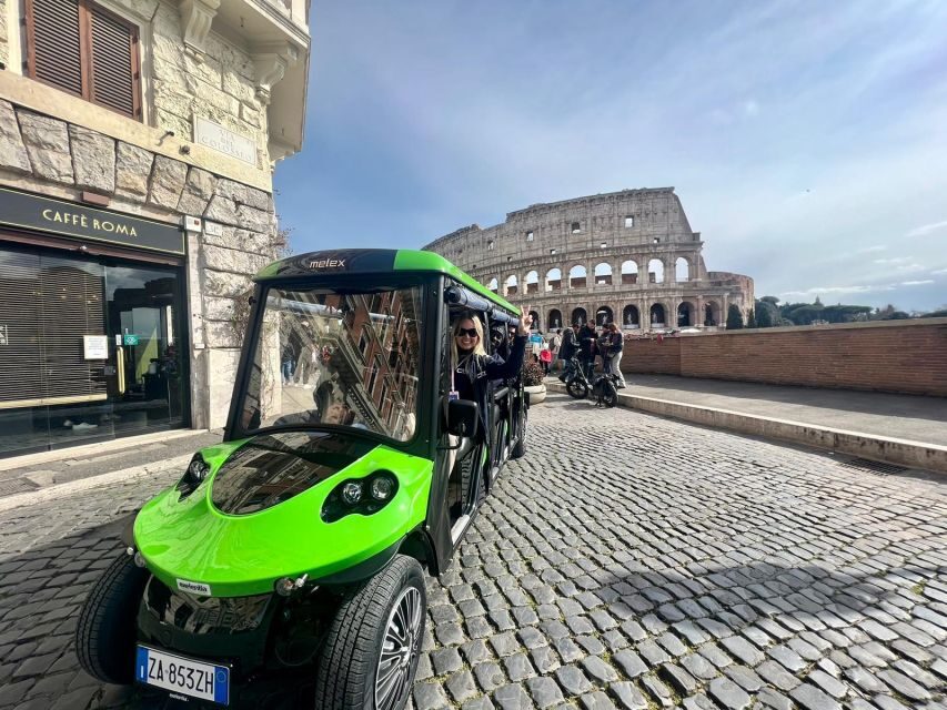 Rome: Golf Cart Tour with Artisanal Gelato Tasting - The Itinerary: Landmark by Landmark