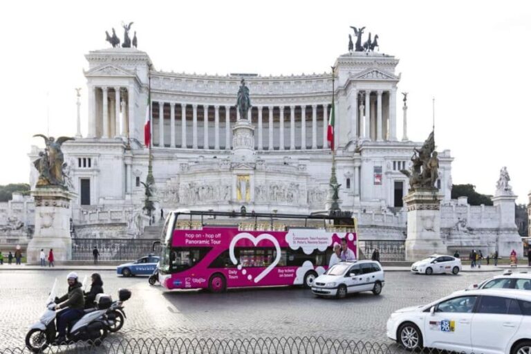 Rome: Hop-on Hop-off Bus tour + Pantheon Priority Entry - Exploring Rome with a Flexible Hop-On Hop-Off Bus
