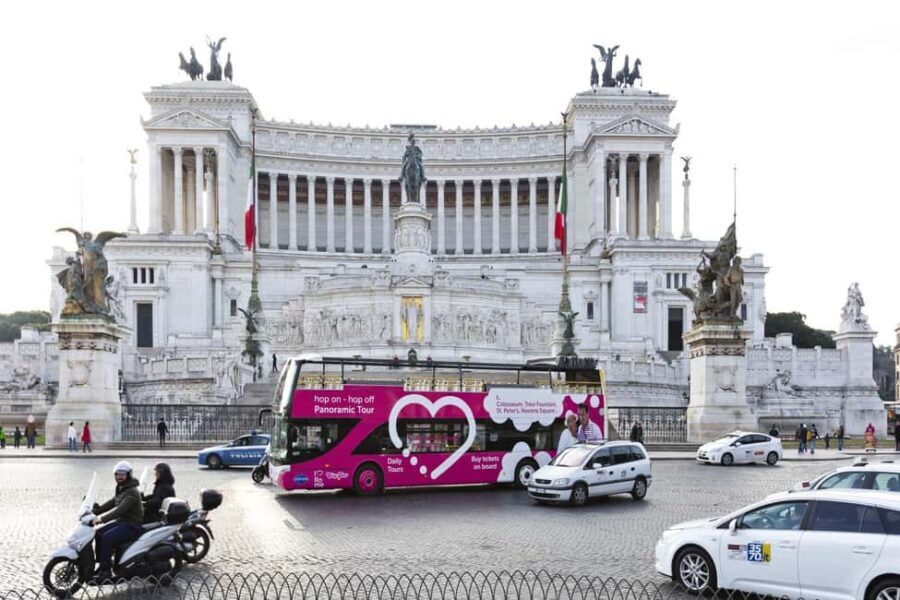 Rome: Hop-on Hop-off Bus tour + Pantheon Priority Entry - Exploring Rome with a Flexible Hop-On Hop-Off Bus