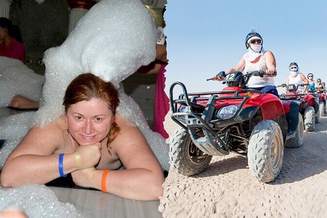 Safari ATV Quad Bike, Camel Riding and relax at Turkish Hammam Bath - Hurghada - Camel Riding in the Bedouin Village