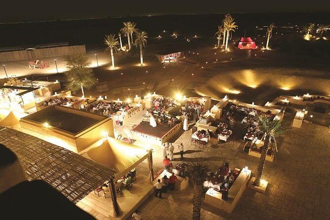 Sahara Arabian Desert Dinner Experience with Transport from Dubai - The Itinerary in Detail