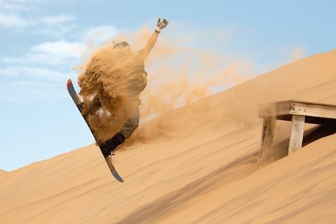 Sandboarding guided experience from Agadir - Reaching the Dunes and the Sandboarding Thrill