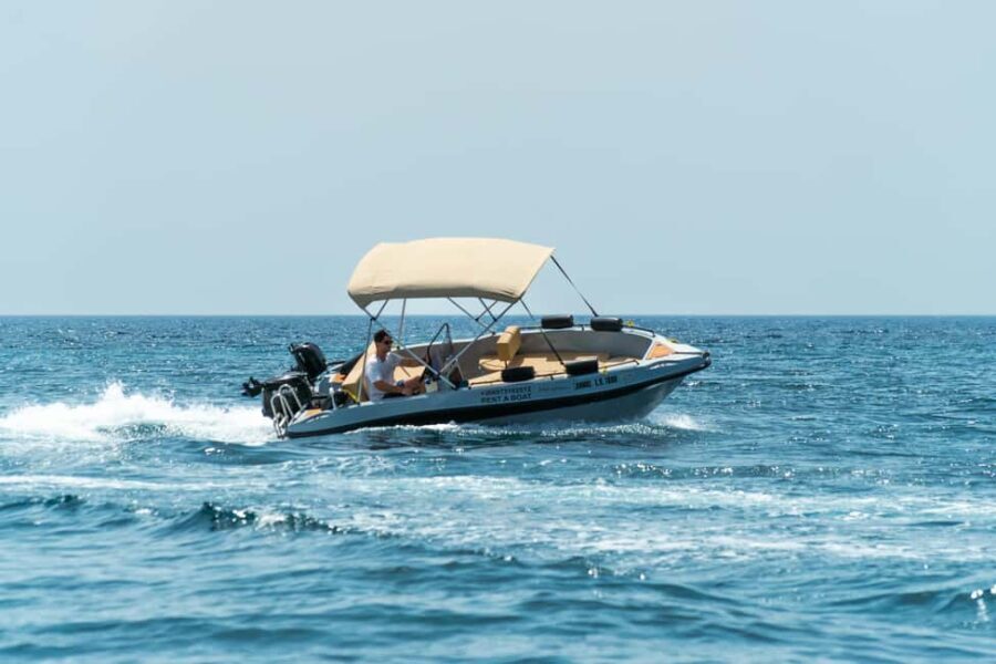 Santorini: License-Free Motor Boat Rental -Full or Half Day - The Itinerary and What to Expect