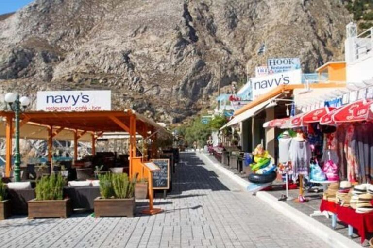 Santorini: Red Beach, Black Sand Beach w/ Lunch and Sunbeds - What to Expect During the Day