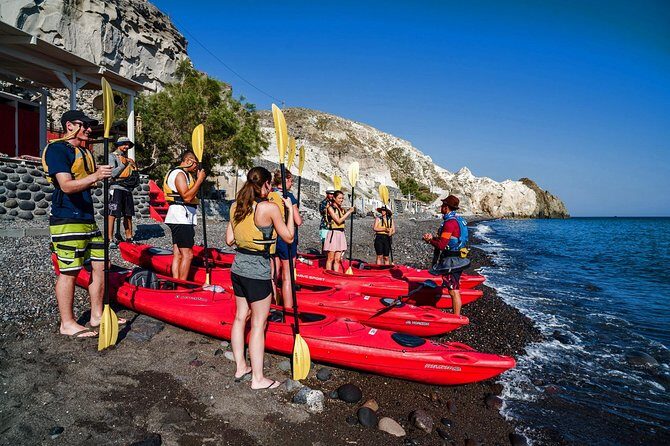 Santorini: Sunset Sea Kayak with Light Dinner - Practical Tips for Participants