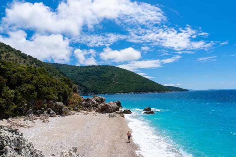 Saranda:Kroreza Bay with snorkelling,&umbrellas - The Experience: Pros and Cons